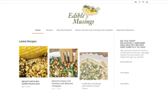 Desktop Screenshot of ediblemusings.com